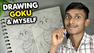 How To Make Goku Drawing, Outline Drawing, Full Tutorial, Part-1 😍
