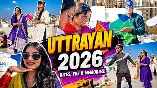 Uttrayan 2026 vlog | festival with family | makarsankranti | full day routine | kids and toddlers 