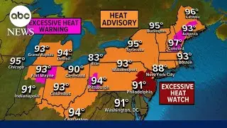 Record heat takes hold in US, breaking 90 degrees in midwest and northeast