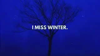 i miss winter. | dark ambient music with rain mix playlist | deep relaxation and meditation