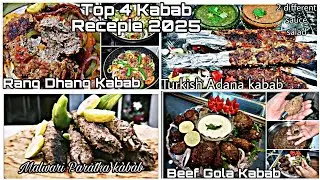 Top 4 Beef kabab recepies Eid ul Adha 2025#kababrecipe #kabablovers #eiduladha2025 #viralkabab