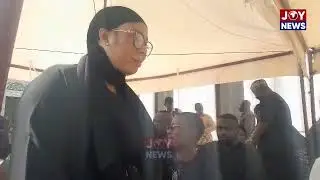 MPs arrive at the National Mosque ahead of final funeral rites of the late Alhaji Naser Toure Mahama