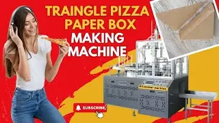 Машина для изготовления треугольных коробок для пиццы