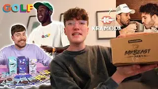 Testing Youtuber Brands! Feastables, Kramoda Coffee, Sydney x Briavia, + GOLFWANG