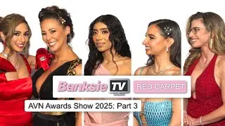 Cory Chase, Violet Myers, Hailey Rose, and more at the AVN Awards Show in 2025 with BanksieTV
