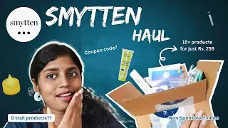 SMYTTEN haul 15+ products | 0 trial point? | worthy??? | #smytten #smyttenhaul #samples