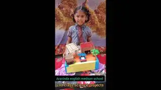 2nd class students science project by Aavinda english medium school vadlamudi.