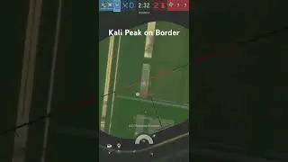 Rainbow Six Siege Kali peak on border #rainbowsixsiege #gaming #sniper #r6siege #kali