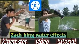 Kinemster Water Illusion Tricks w/ Zach King water effects kinemster  tutorial \