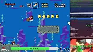 Super Mario World (SNES) - 96 Exits Speedrun In/Speedrun De 96 Salidas En 4:10:52.89 (5/1/2024)