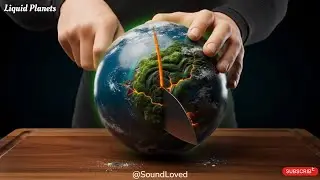 Amazing Molten Planets cutting with high quality ASMR