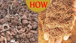 Shredded Pickings(Electric Motors) Copper Meatballs Recycling Plant | Metal Hammer Mill