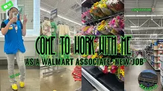 COME TO WORK WITH ME AS A WALMART ASSOCIATE *NEW JOB* VLOG || *REALISTIC* DAY + CHITCHAT