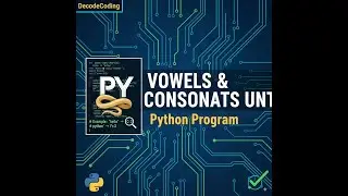 Python Program: Count the number of vowels and consonants in a string.