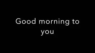 Good Mornin' (Singin' in the Rain) lyrics