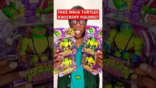 I Got FAKE Ninja Turtles Knockoff Figures? World of TMNT #tmnt #ninjaturtles #toys #collectibles #ad