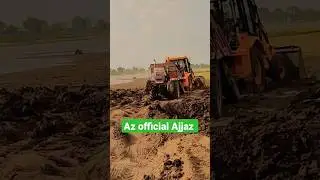 Swaraj 724 FE Tractor working stetus video with trolley loading #tractor #trending #jcbmachine