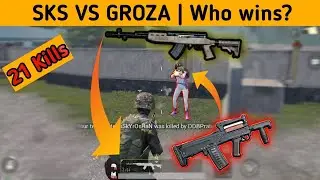 SKS VS GROZA  INSANE FIGHT , BEAST Mode ON