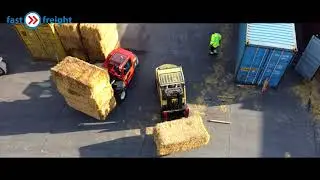 Alfalfa transshipment in Fast Freight Terminal Agigea Port