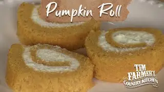 PUMPKIN ROLL | Rolled Dessert with Cream Cheese Filling
