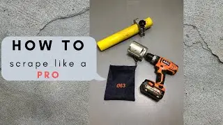 How to scrape PE polyethylene pipes like a PRO