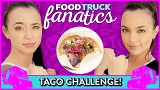 CELEBRITY TACOS CHALLENGE?! Food Truck Fanatics w/ Merrell Twins