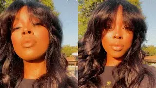 Easy Peazy Curtain bang tutorial Feat DsoarHair