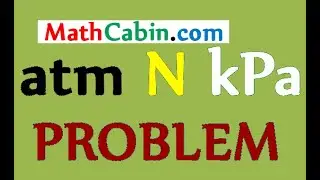 📛 Atmospheres Newtons KiloPascals Pressure problem ! ! ! ! !