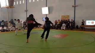 Final Sirkuit PSHT kalsel, Risda Amelia PSHT Cabang Banjar(Merah) vs Holiseh PSHT Cabang Tapin(Biru)