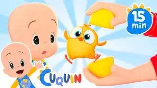 Find farm animals in surprise eggs | Kids Education | Cleo & Cuquin