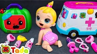 11 Minutes Satisfying with Unboxing, Cocomelon & Pinkfong Doctor Playset Collection ASMR | Tada toys