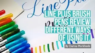Line Plus brush pens Review | Brush pens for beginners | Mini beginners brush calligraphy tutorial