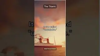 The Titanic: The 'Unsinkable' Ship That Sank on Its First Voyage  #titanicdisaster #maritimehistory