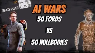 Bonelab NPC Battles: 50 Fords vs 50 Nullbodies