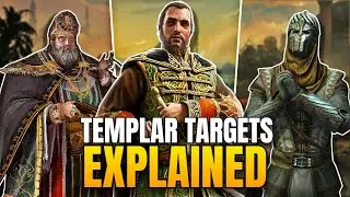 История и предыстория каждой цели тамплиеров | Assassin's Creed: Откровения