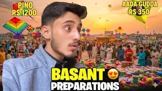 Finally Basant 2026 Ki Tayari Shuru 🪁| Visited Lahore Rooftop And Bazar for Day 1😱
