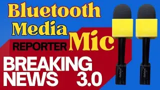 Bluetooth media mic || Reporter mic || Wireless media mic