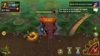 Arcane legends -Test Ebon Daggers Solo Boss Map 