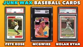 Most Valuable Ryan, Rose and McGwire baseball cards recently sold!