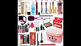Professional Waterproof makeup kit for bride |  Vanity Box Cosmetic Box for Bride with makeup kit