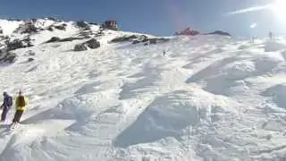 (verbier) stunt down Mont-Fort head first