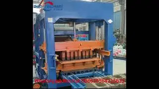 Hydraulic Concrete Hollow Block Machine#QT4-15#Cement Brick Machine#Interlock Paver#Curbstone#