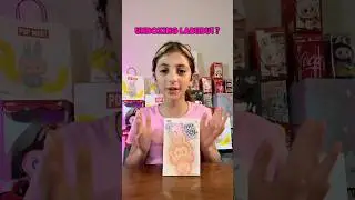 Unboxing Box #1 Labubu Big Into Energy After Visiting Pop Mart Robotic Vending Machine 🤖🎁 #labubu