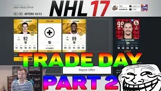 NHL 17 HUT -  TROLL OFFERS ONLY TRADE DAY RESULTS!