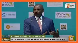 President Ruto pleads for fairness in tackling climate change crisis in day two of #ACS23