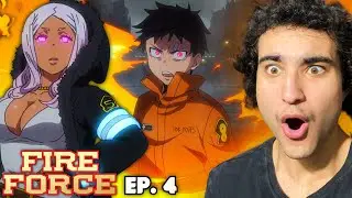 SHINRA É INSANO!!! React Fire Force EP. 4