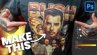 How To Design Rock Band T-Shirts (Photoshop Tutorial 2023)