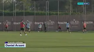 Daniel Arzani Glides Past Defenders in Training