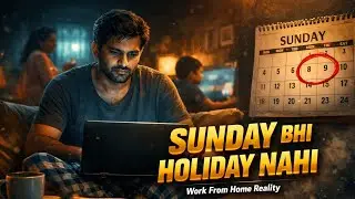 Sunday Bhi Holiday Nahi 📅 | Work Life Balance Song | Hindi Job Reality