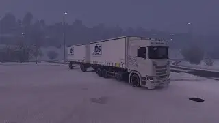Winter Special erst LKW dann Bagger fahren